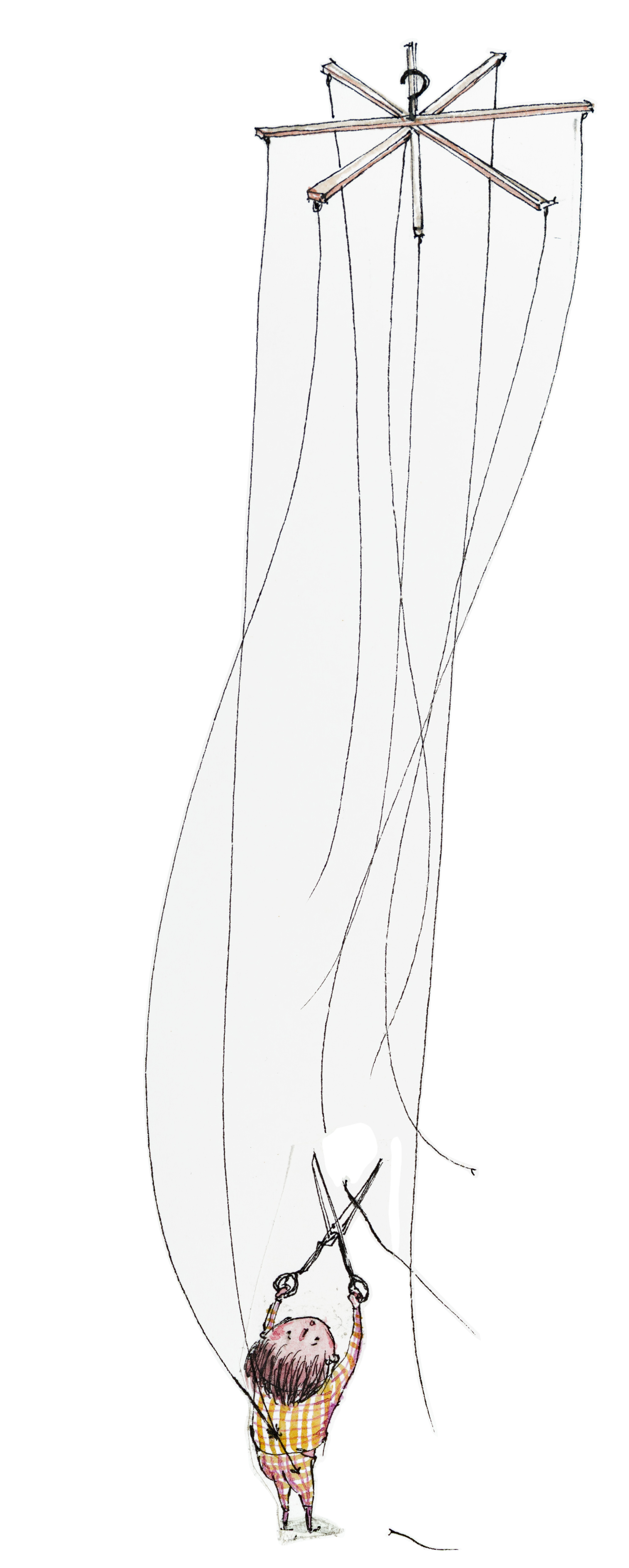 cutting strings illustration