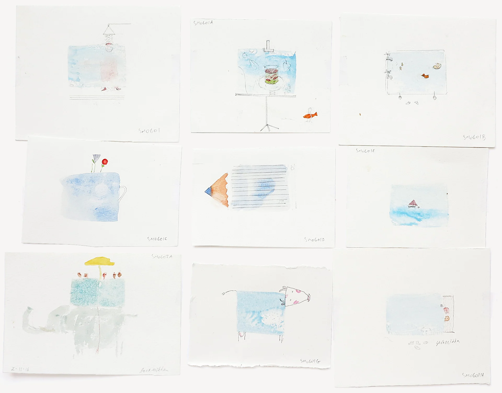 blue pencil series