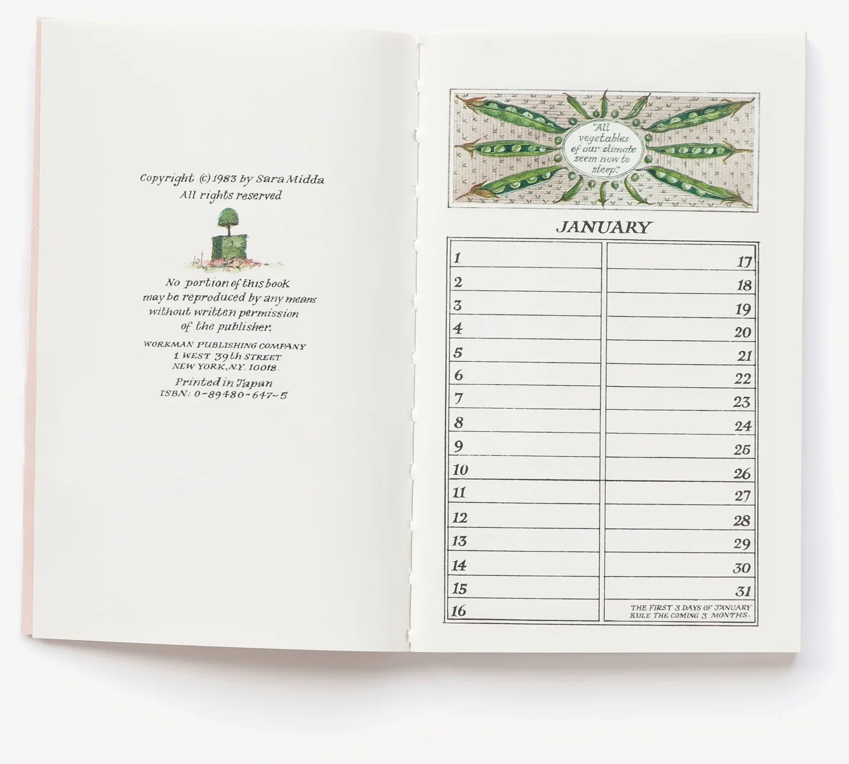 garden notebook