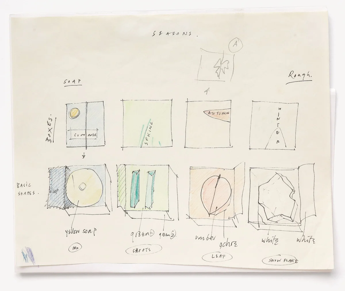 Designs for soaps - Mitsukoshi