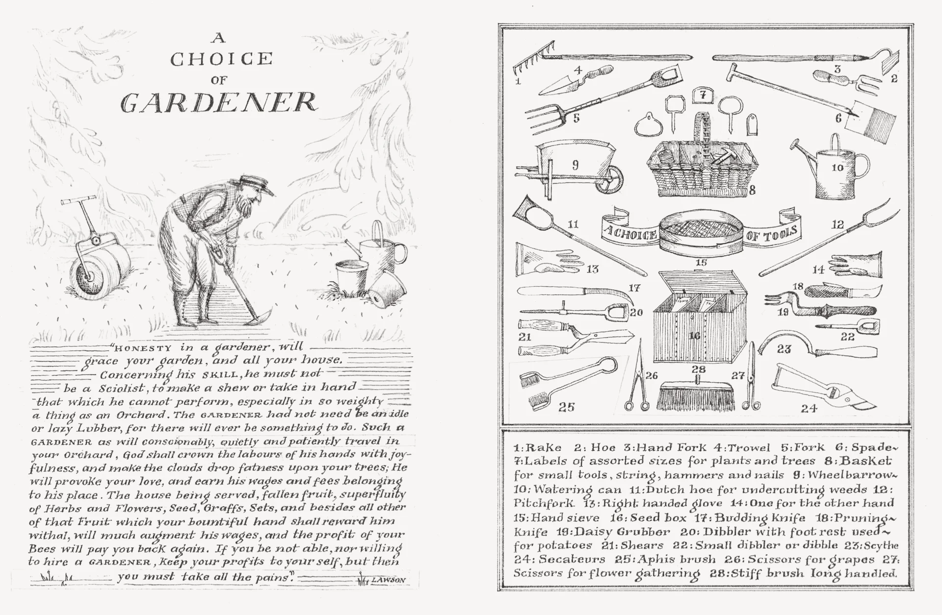 Choice of Gardener illustration