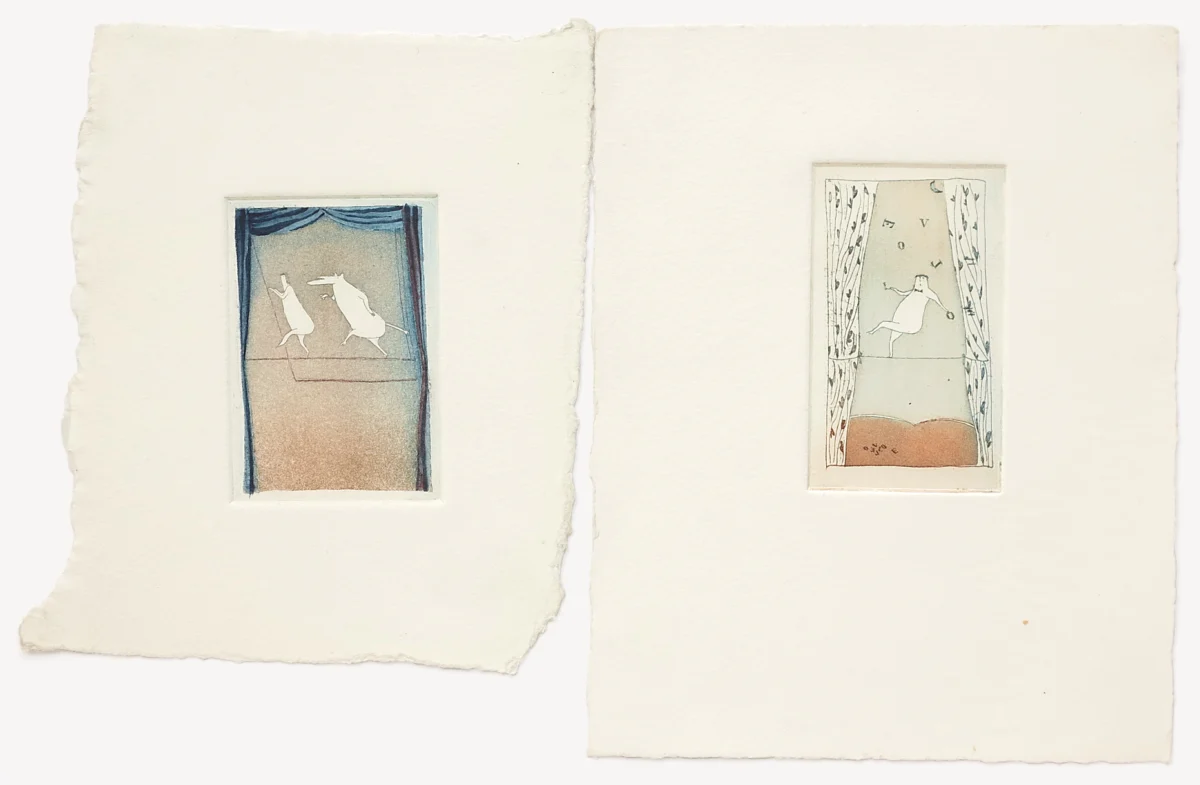 circus etching