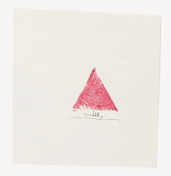 Triangle drawing - boat